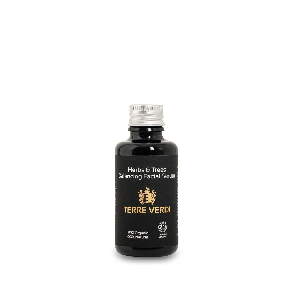 Terre Verdi Organic Skincare Herbs and Trees Balancing Facial Serum 100% natural facial oil France