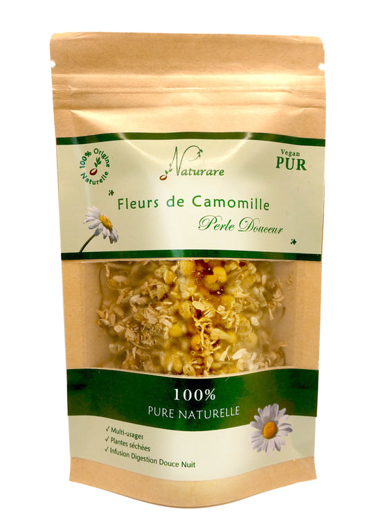Agnès' Petit Paris Skincare package of French chamomile tea flowers 100 percent pure natural organic cosmetics